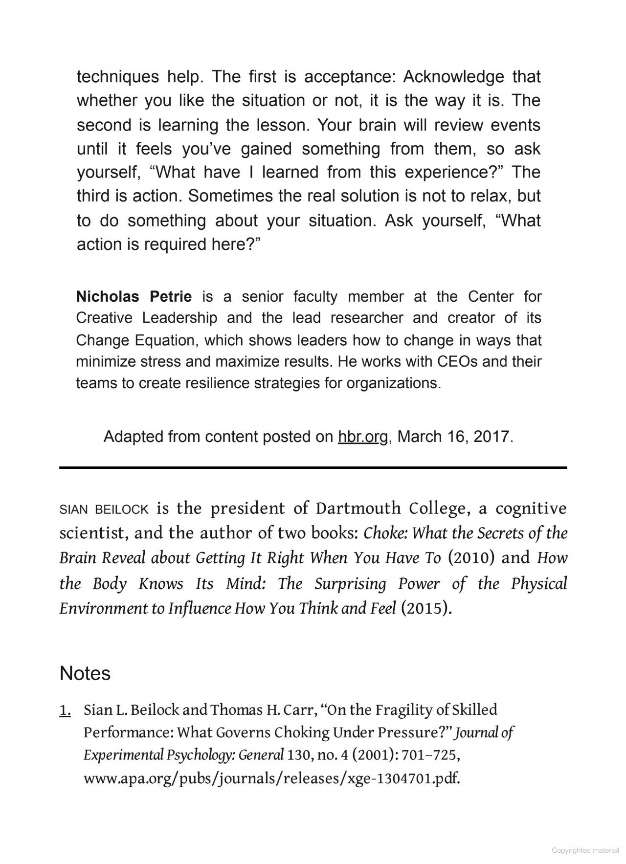Sách ngoại văn: HBR Emotional Intelligence Series - Managing Overthinking