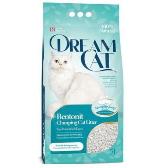 Cát vệ sinh cho mèo DREAMCAT - Dòng Marseille Soap Scented (Hương Xà phòng Marseille) 5L