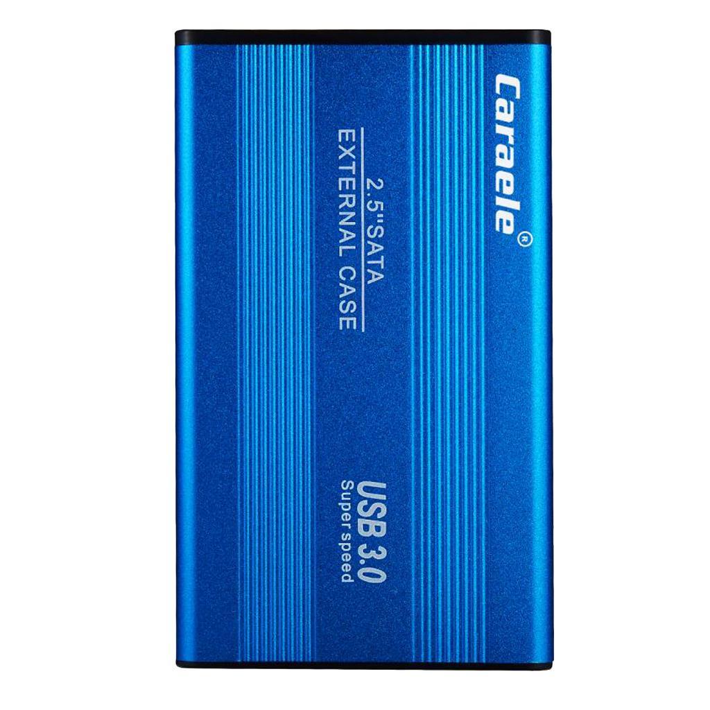 USB3.0 External Mobile  Storage Drive w/ Cover Blue