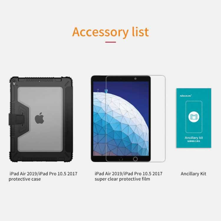 Nillkin Bumper Leather cover case for Apple iPad Air (2019), iPad Pro 10.5 (2017)