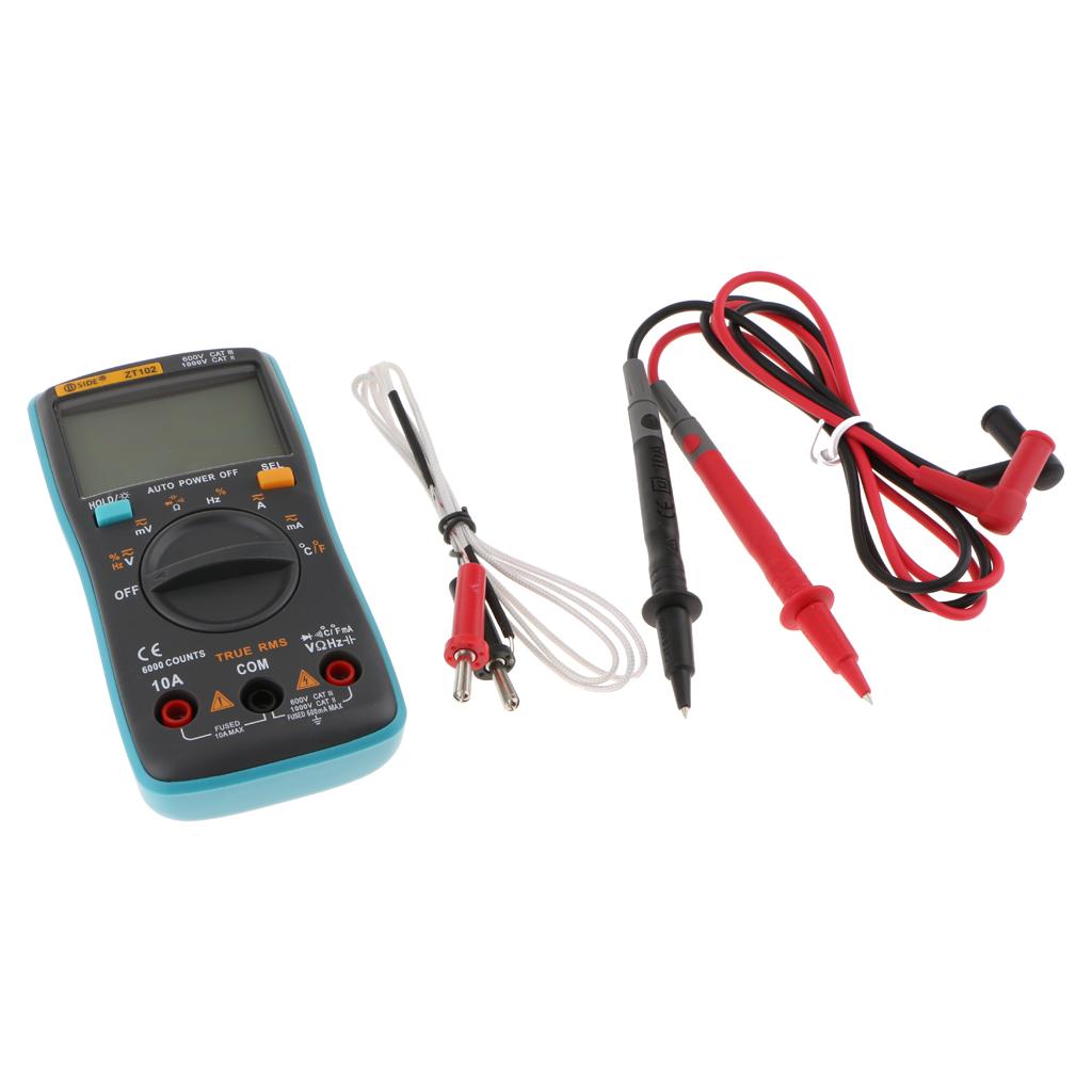 Portable LCD Digital Multimeter Volt Meter Ammeter Ohmmeter Tester Tool New