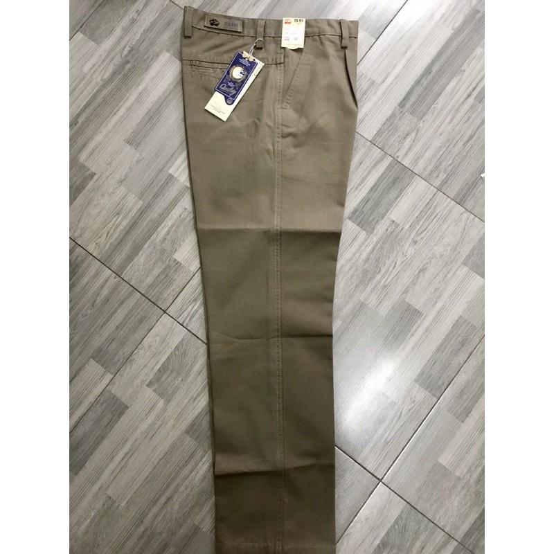 Quần Kaki Nam TRUNG NIÊN 1 li túi chéo hàng đẹp