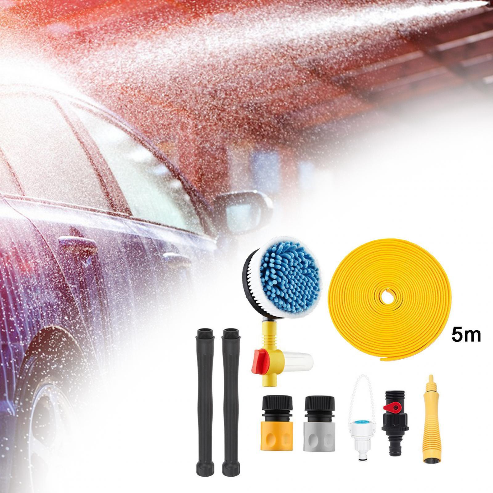 Car Rotary Wash Brush Cleaning Mop for Glass Garden Sprinkling Tool
