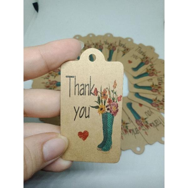 Tag thank you- 100 cái