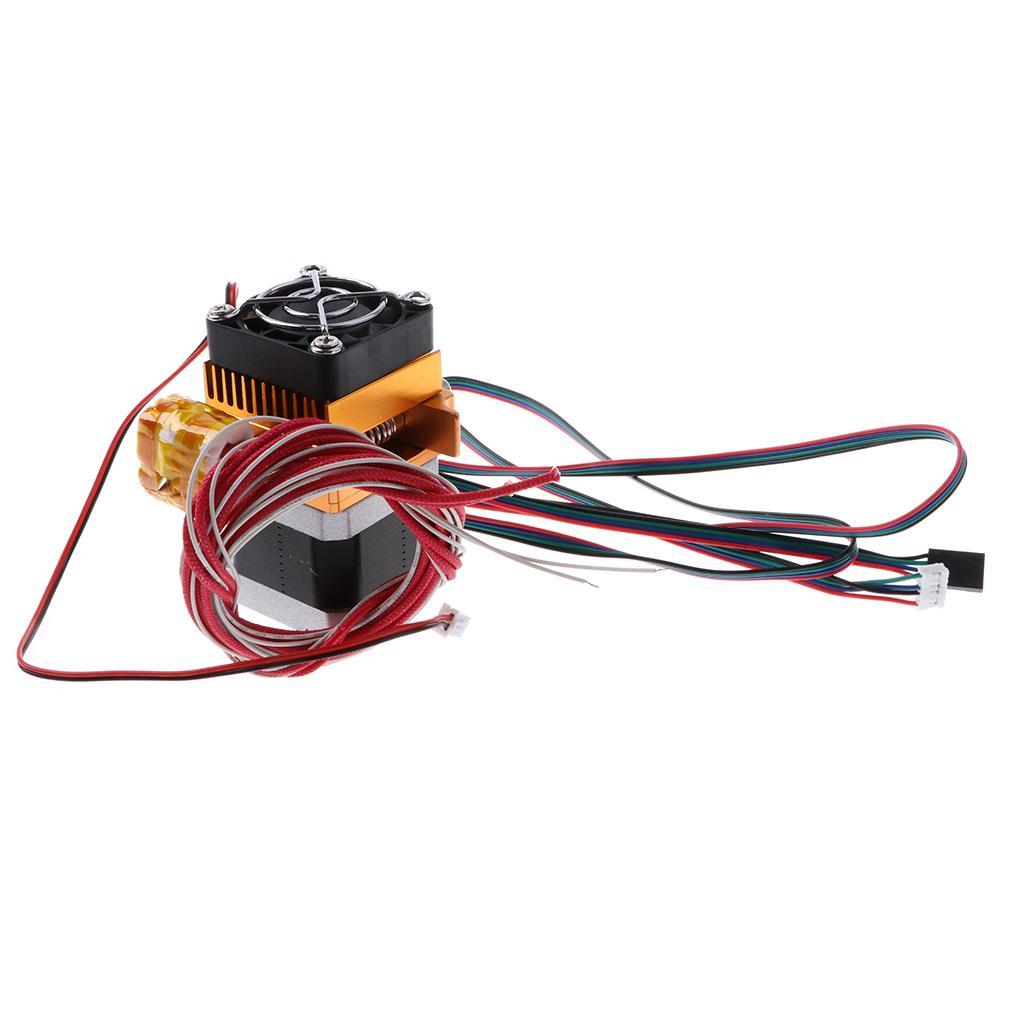0.4mm Single Head MK8 Extruder Stepper Motor Fan Assembly For 3D Printer