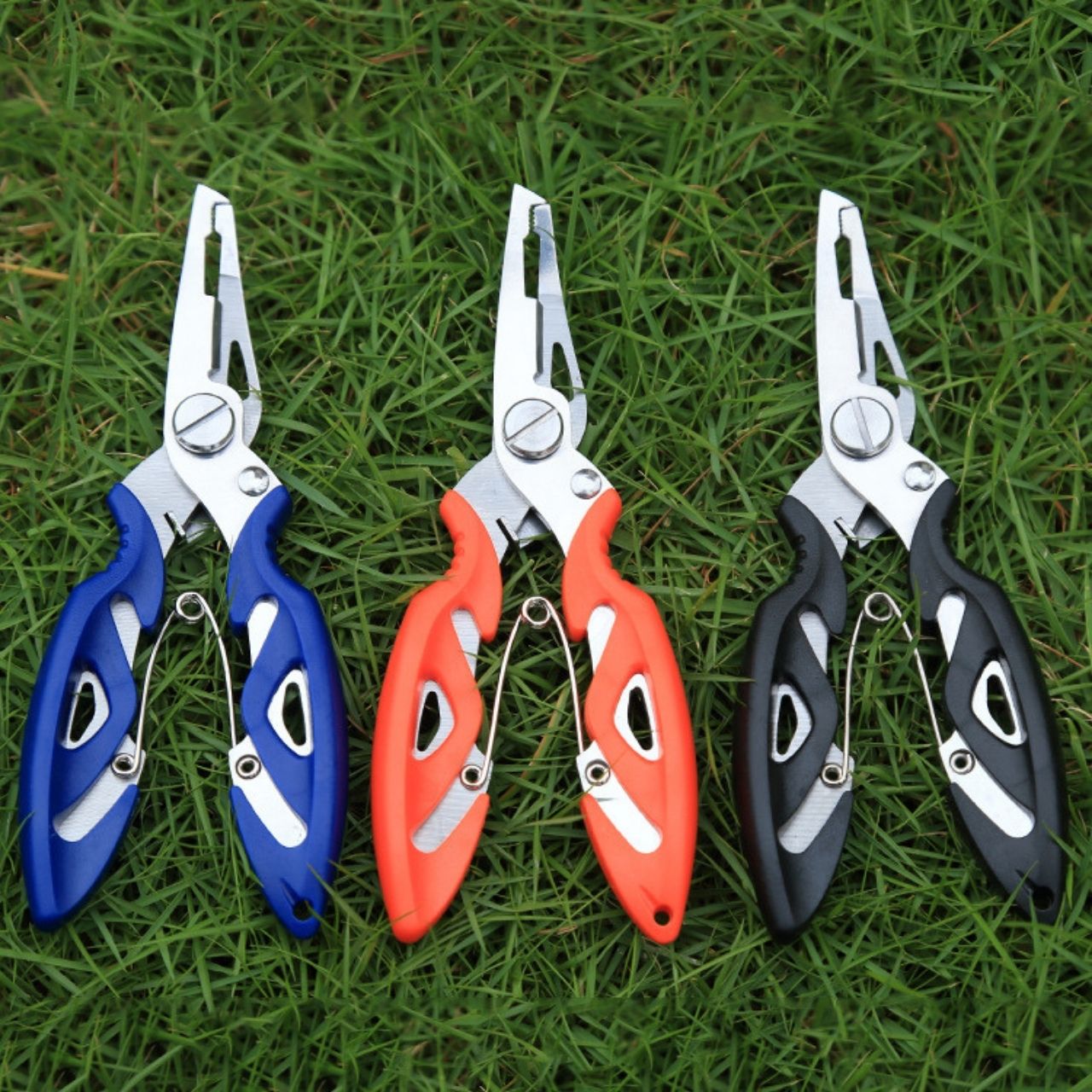 Kìm gỡ lưỡi câu cá thép chống gỉ, kìm thép kích thước 12cm, tặng kèm bao da đựng kìm
