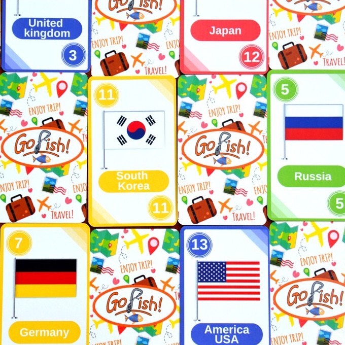 Go fish game &quot; Countries&quot;