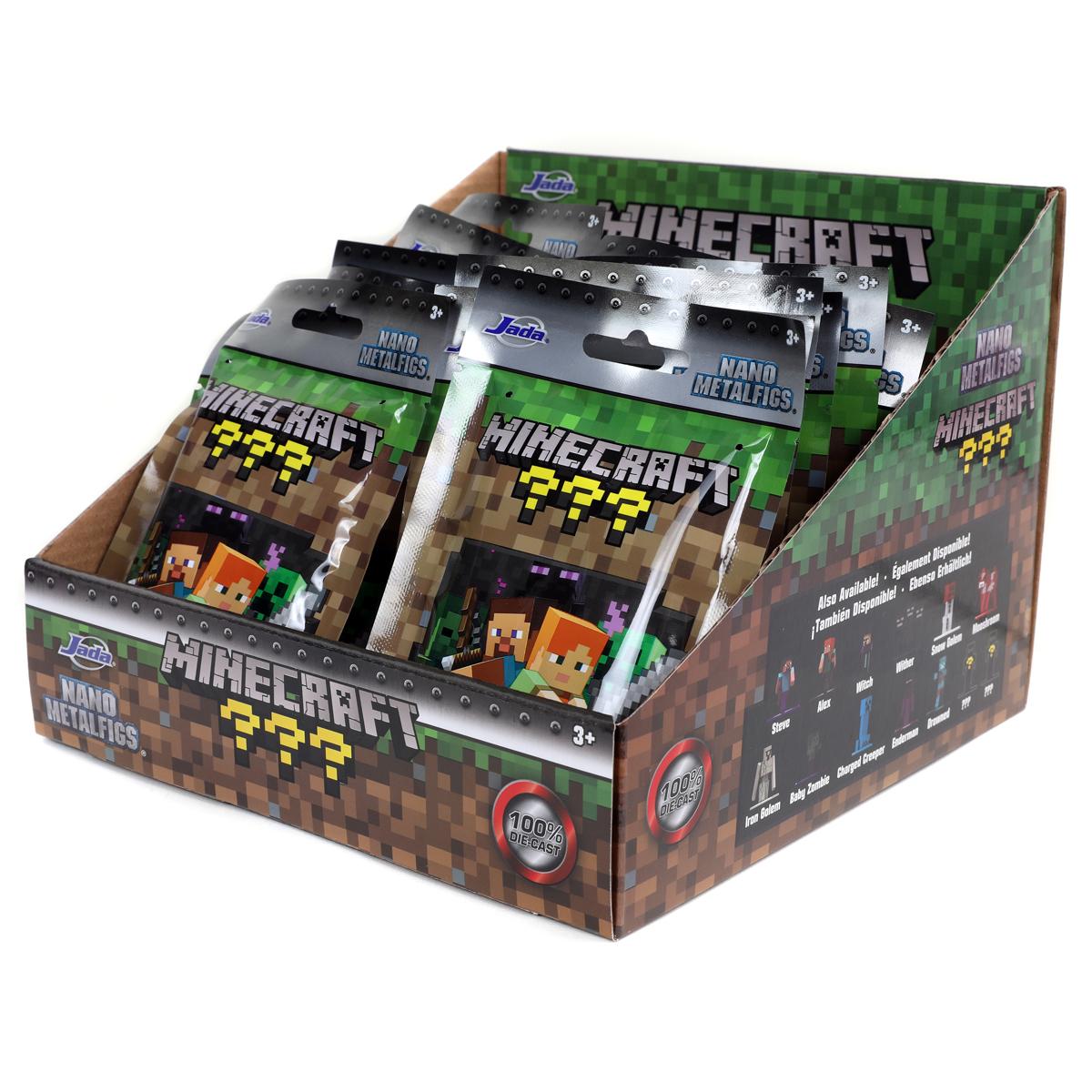 Đồ Chơi Mô Hình Sưu Tầm Minecraft 1.65 Inch - Nano Metalfigs Blind Bag - Jada Toys (Bao Bìa Giao Ngẫu Nhiên) (Mẫu Sản Phẩm Bên Trong Là Ngẫu Nhiên)