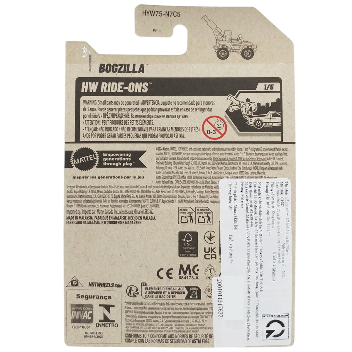 Siêu Xe Hot Wheels C4982 - 22/250 - Bogzilla
