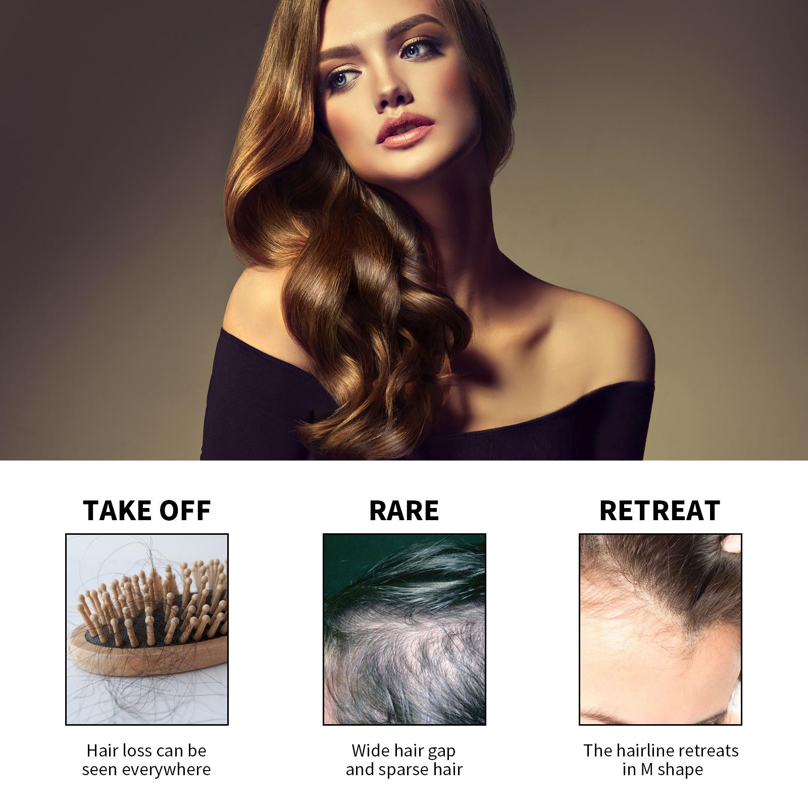 Jaysuing 60ml Hair Loss Solution Serum Natural Essence Prevent Hair Loss Stimulate Scalp Plumping Up