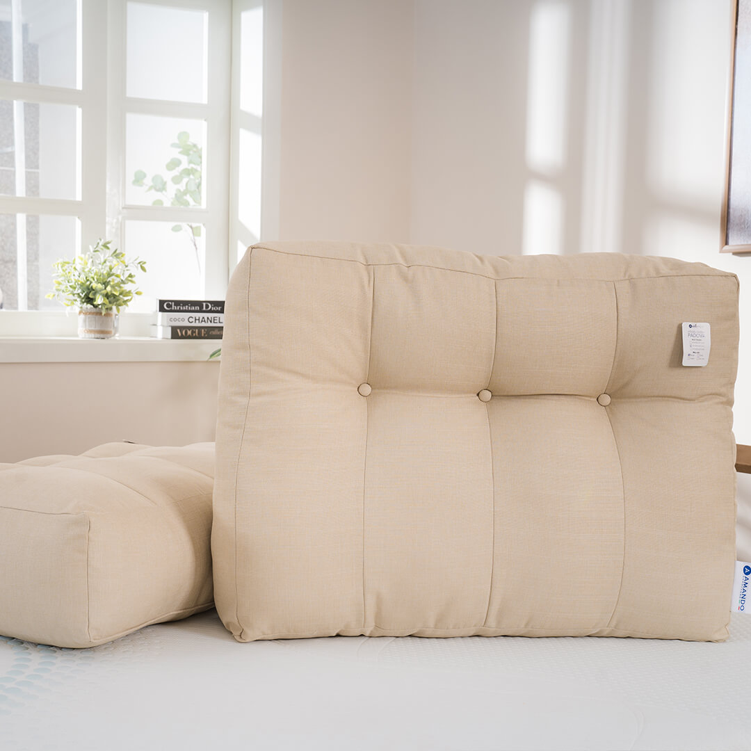 Gối tựa đầu giường cao cấp Amando Padova cao cấp, êm ái, thoáng khí