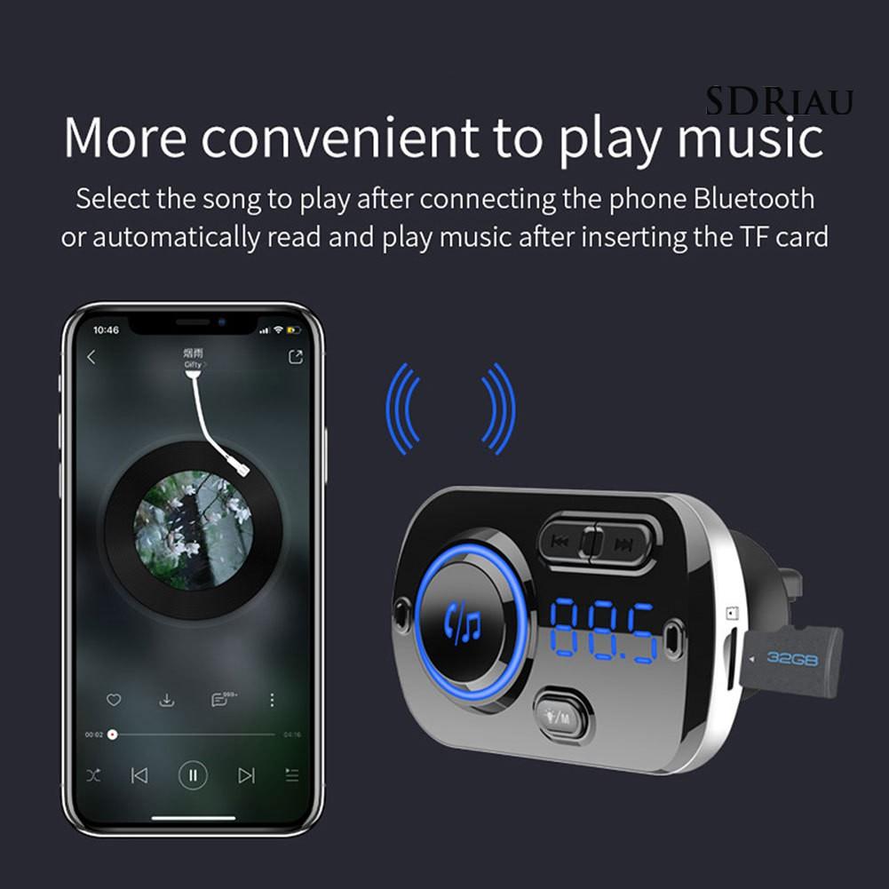 Củ Sạc Trên Xe Hơi Qcdz Kết Nối Bluetooth Tích Hợp Máy Nghe Nhạc Mp3 Và Phụ Kiện