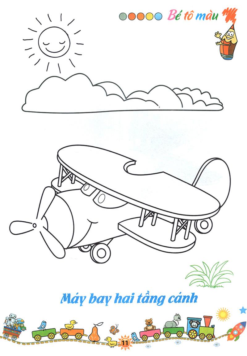 Tô Màu Phương Tiện Giao Thông 2: Trên Bầu Trời