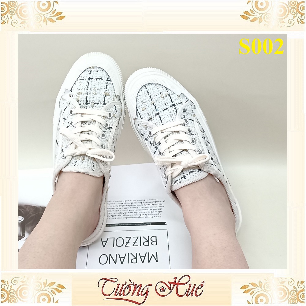 Giày Sục Bít Mũi Buộc Dây Nữ Tính - Hàng Quảng Châu - S002