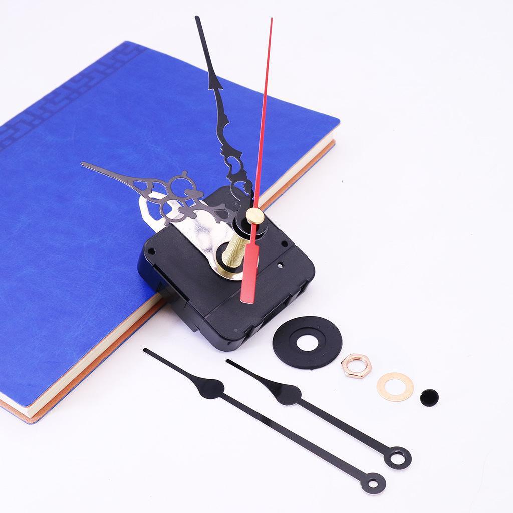 4X Black Wall Clock 3268 Movement Mechanism Hands Wall Repair Tool Parts