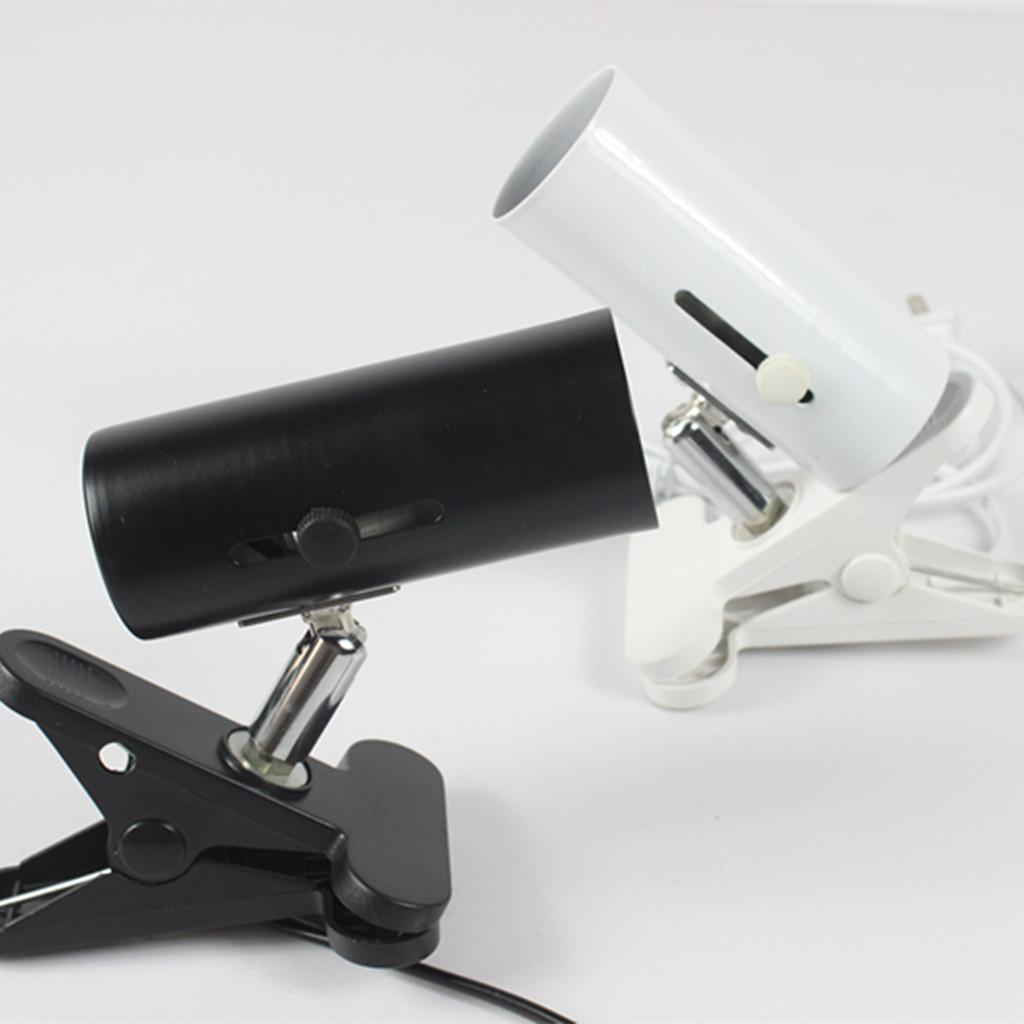 NW-02 Aquarium Reptile Light Base Holder with Clamp Ceramic Heat Lamp Stand+40W Mini Infrared Ceramic Emitter Heat Lamp Light Bulb Reptile Pet Brooder