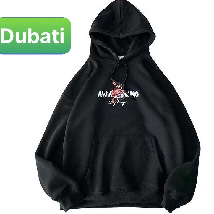 Áo Hoodie From Rộng Phong Cách Unisex, Áo Khoác Nỉ Nam Nữ In Hình Kì Lân Hot 2021- DUBATI FASHION