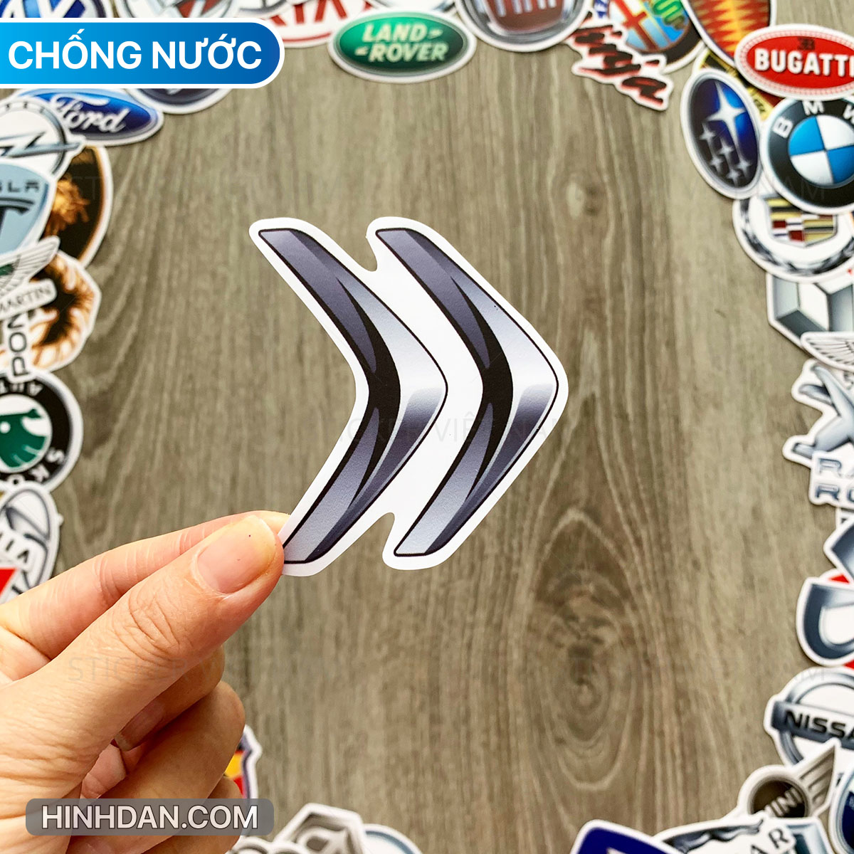 Sticker LOGO SIÊU XE - Dán Trang Trí - Chất Liệu PVC Cán Màng Chất Lượng Cao Chống Nước, Chống Nắng, Không Bong Tróc Phai Màu