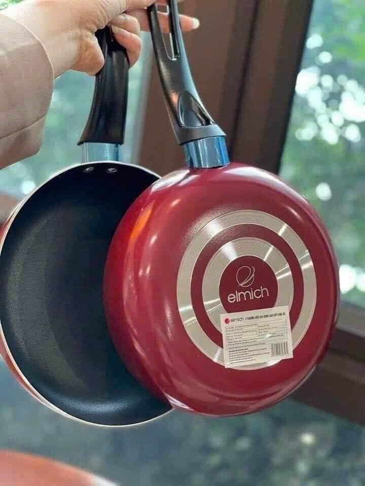 Chảo nhôm chống dính Elmich size 24cm cao cấp