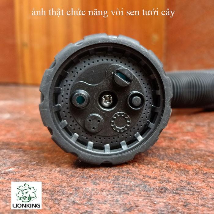 Bộ Vòi Tưới Đa Năng Tưới Rau Cây Cảnh Sân Vườn Rửa Xe Cầm Tay 6 Chức Năng Đầy Đủ Khớp Nối Nhanh Ren Nối 21/27 Tiện Lợi