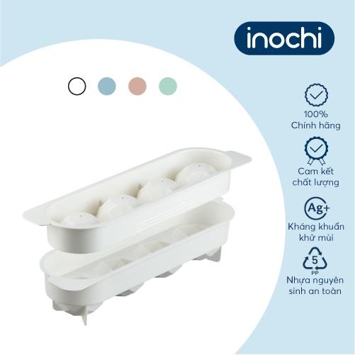 Khay đá tròn Inochi 4 viên Inochi màu Trắng/Xanh/Hồng