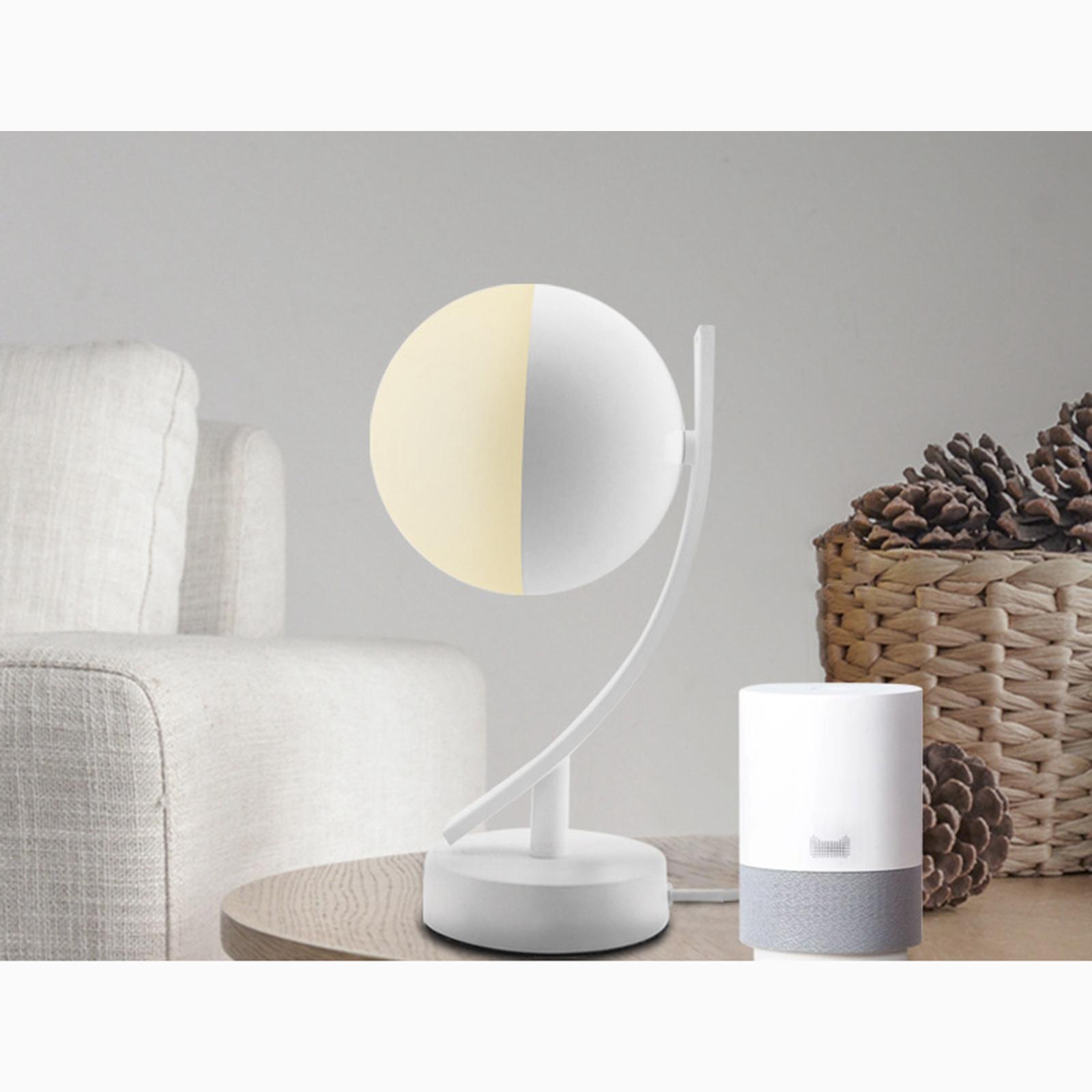 LED Voice Control Desk Lamp Bedside Table Light Eye-Caring Reading Lamp