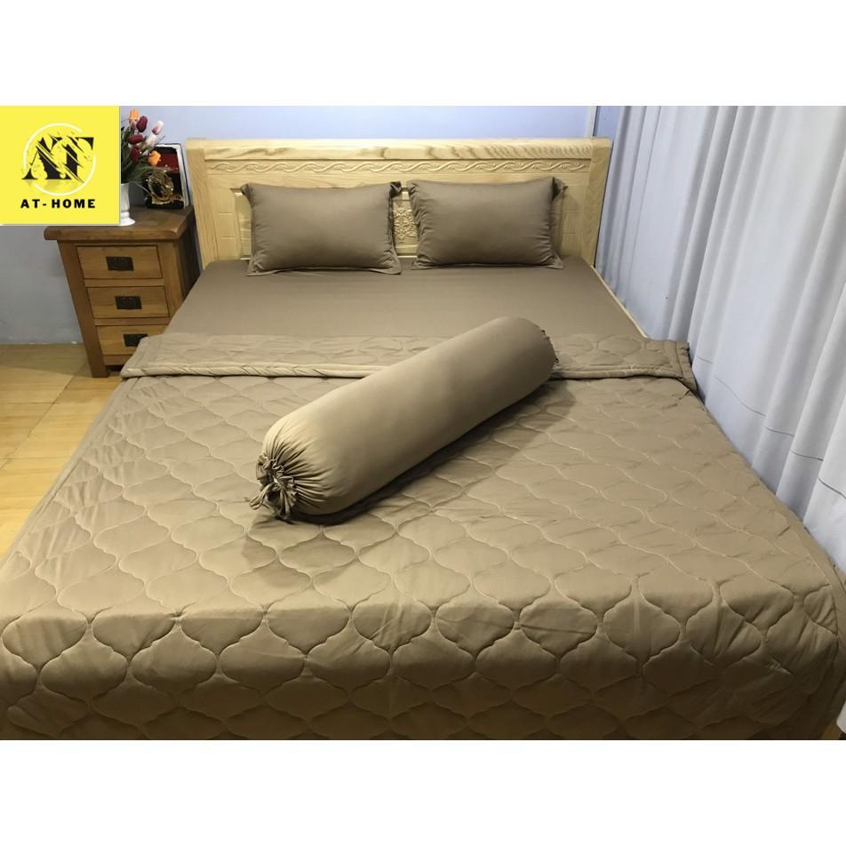 Ga - Drap Giường Lẻ Thun Mát Lạnh Thương hiệu LAN PHAM BEDDING - Màu Nâu Cà Phê
