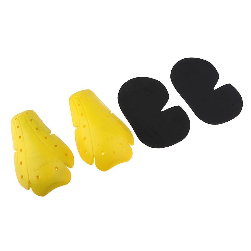2X 4Pcs Motocross Racing Protector Motorcycle Hip & Knee Pads Guard Protective
