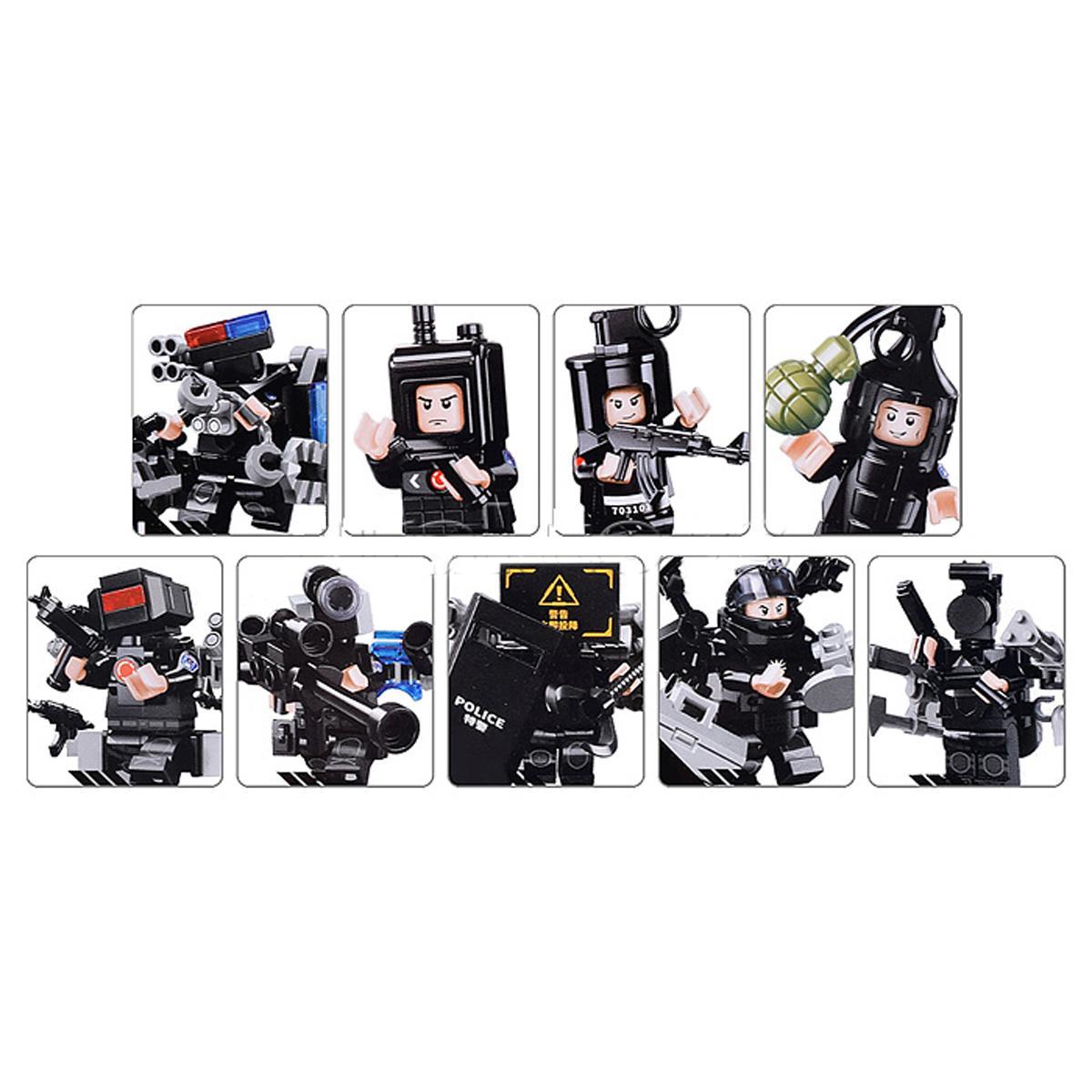 Đồ Chơi Hộp Mù Lắp Ráp Đội Đột Kích Black Hawk - Sembo 703101