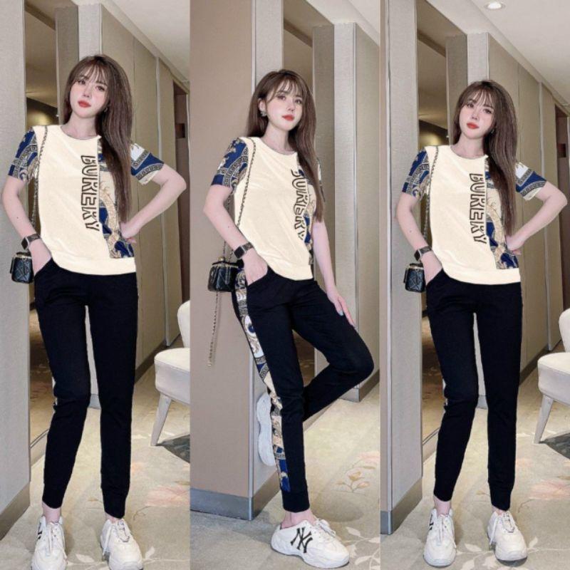 Bộ đồ nữ in họa tiết BBR sang trọng