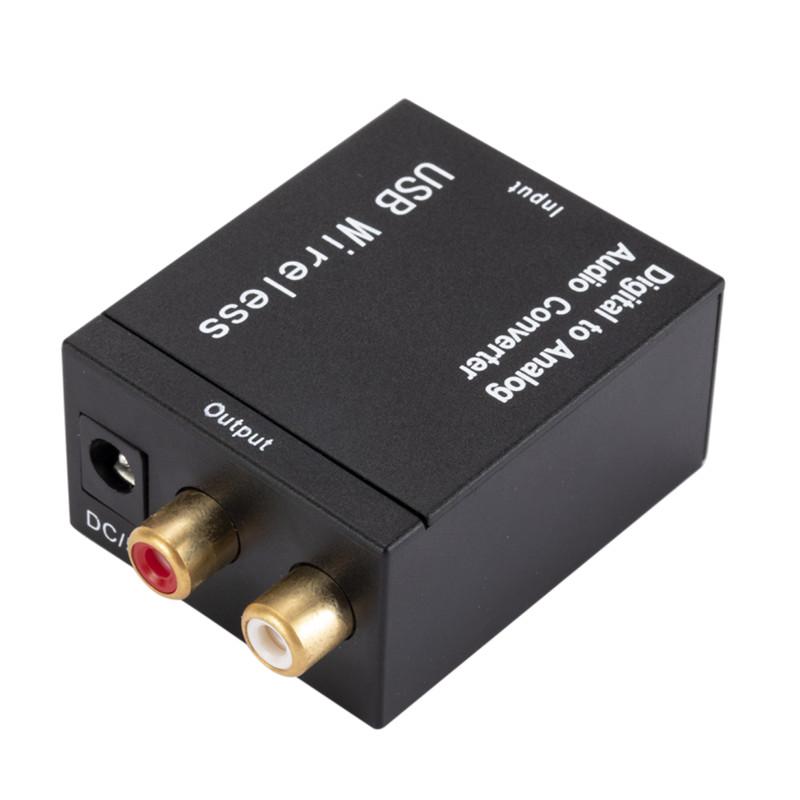 DAC Bộ Chuyển Đổi Âm Thanh Kỹ Thuật Số Sang Analog Bluetooth 4.0 Sợi Quang Toslink Đồng Trục Tín Hiệu RCA R/L Bộ Giải Mã Âm Thanh DAC Khuếch Đại