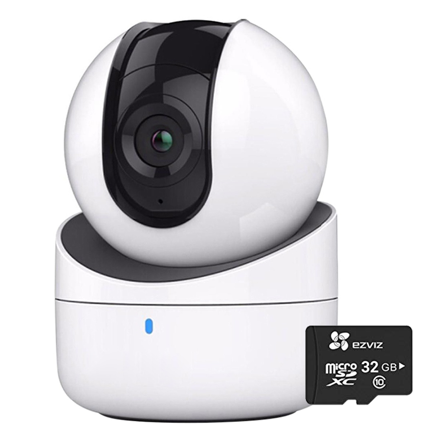 Combo Camera Robot HDPARAGON HDS-PT2001IRPW (1MP) + Thẻ Nhớ Chuyên Dụng 32GB - Hàng Nhập Khẩu