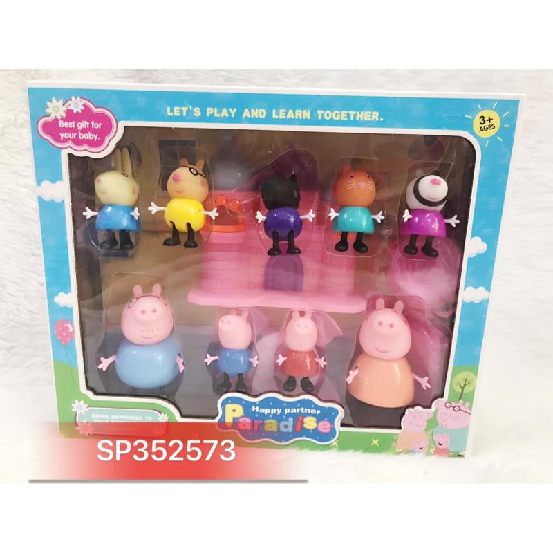 Hộp heo Peppa 9c lâu đài , 7025-4 - SP352573