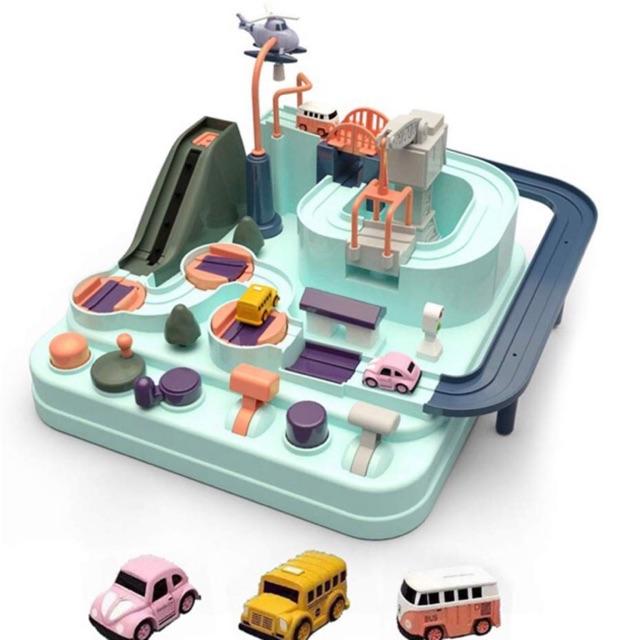 Bộ đồ chơi mê cung kì diệu cho bé 2-3-4-5 tuổi FriendGO - Đường ray thông minh