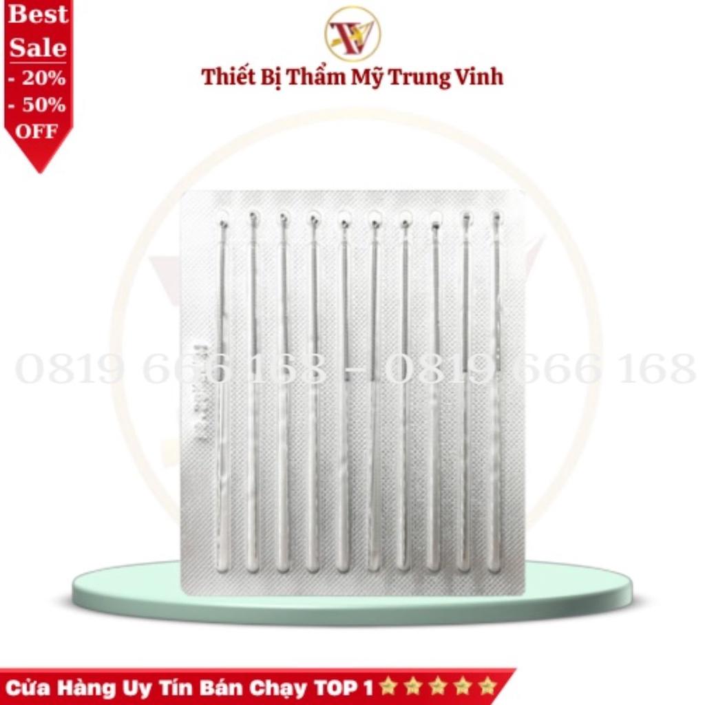 1 Vỉ Kim Châm Cứu Đốt Nốt Ruồi Đốt Ổ Hôi Nách Dùng Trong Spa và TMV