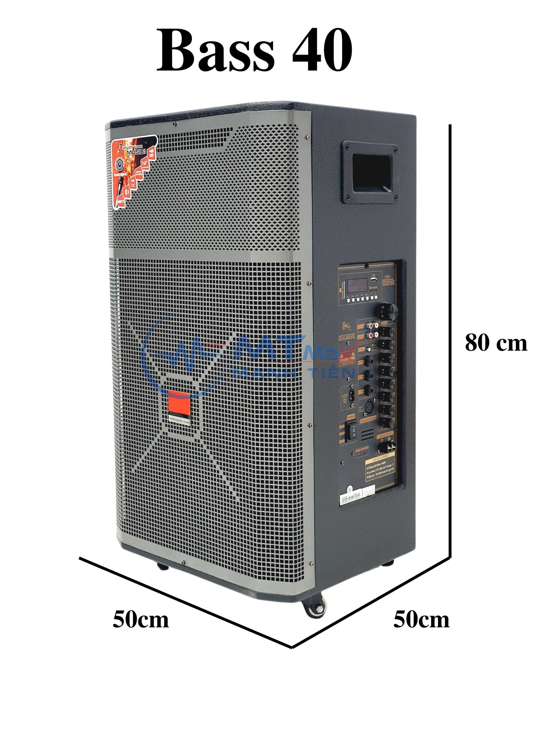 Loa kéo MTMAX BK99 Plus công suất lớn 600w tặng kèm 2 micro 2 đường tiếng bao gồm 1 loa Bass, 1 loa Treble kết nối bluetooth usb aux bông sen