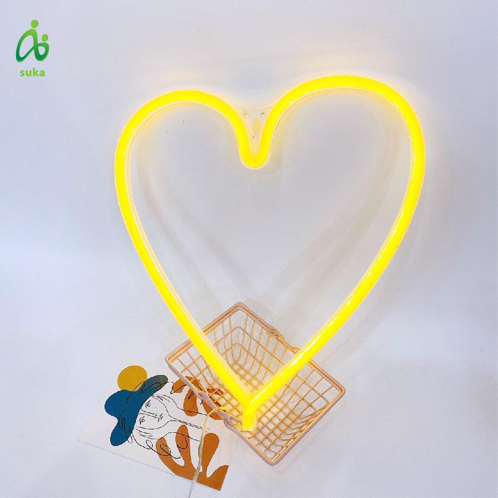 Đèn led Trái tim Neon light, trang trí, sự kiện,dercor ,làm đẹp không gian phòng SK