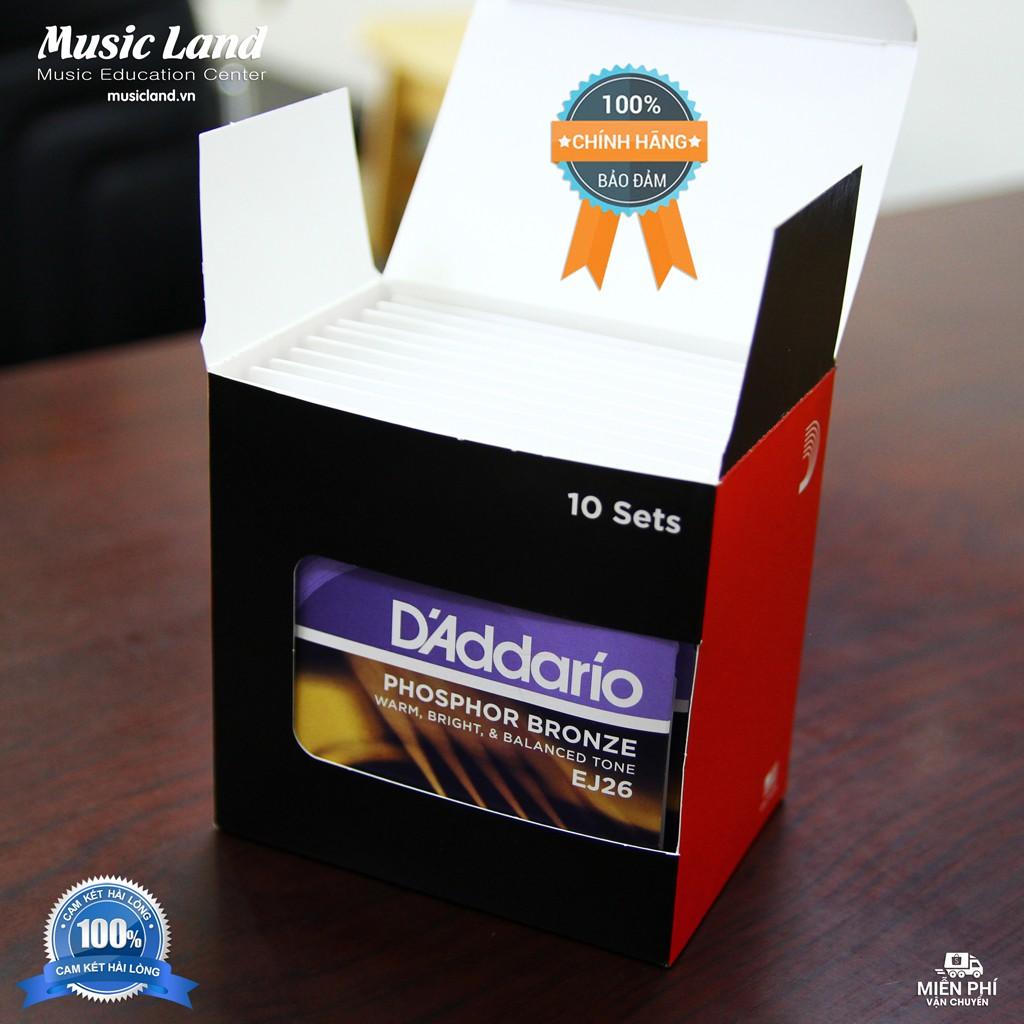 Dây Đàn Guitar Acoustic D'addario EJ26 - Hàng Chính Hãng