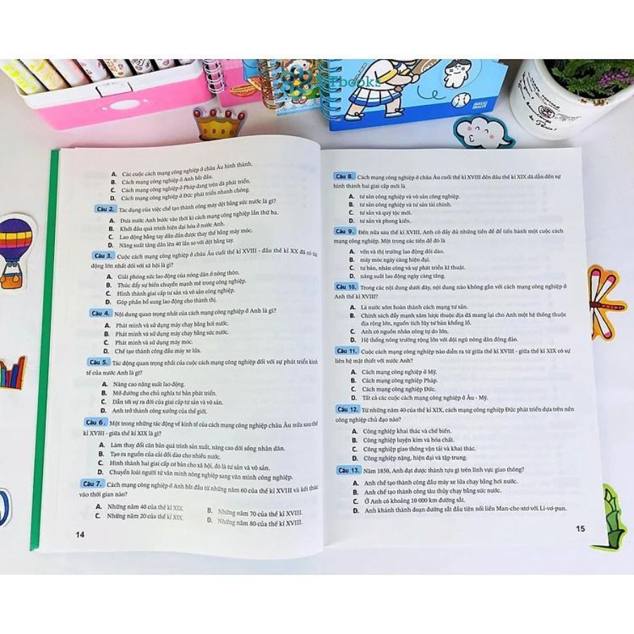 Sách Phát Triển Năng Lực Lịch Sử 8