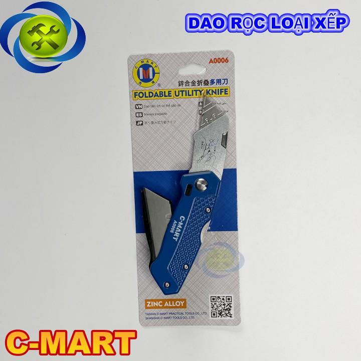 Dao rọc cáp C-Mart A0006 loại xếp có 6 lưỡi kèm theo