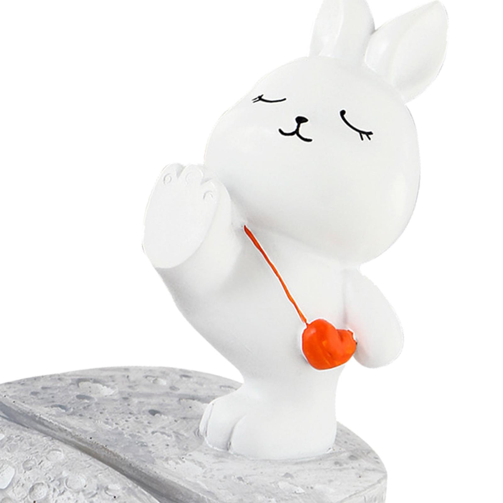 Rabbit Desktop Phone Holder Cradle Anti Slip Bracket Cute Support Ornaments for Office