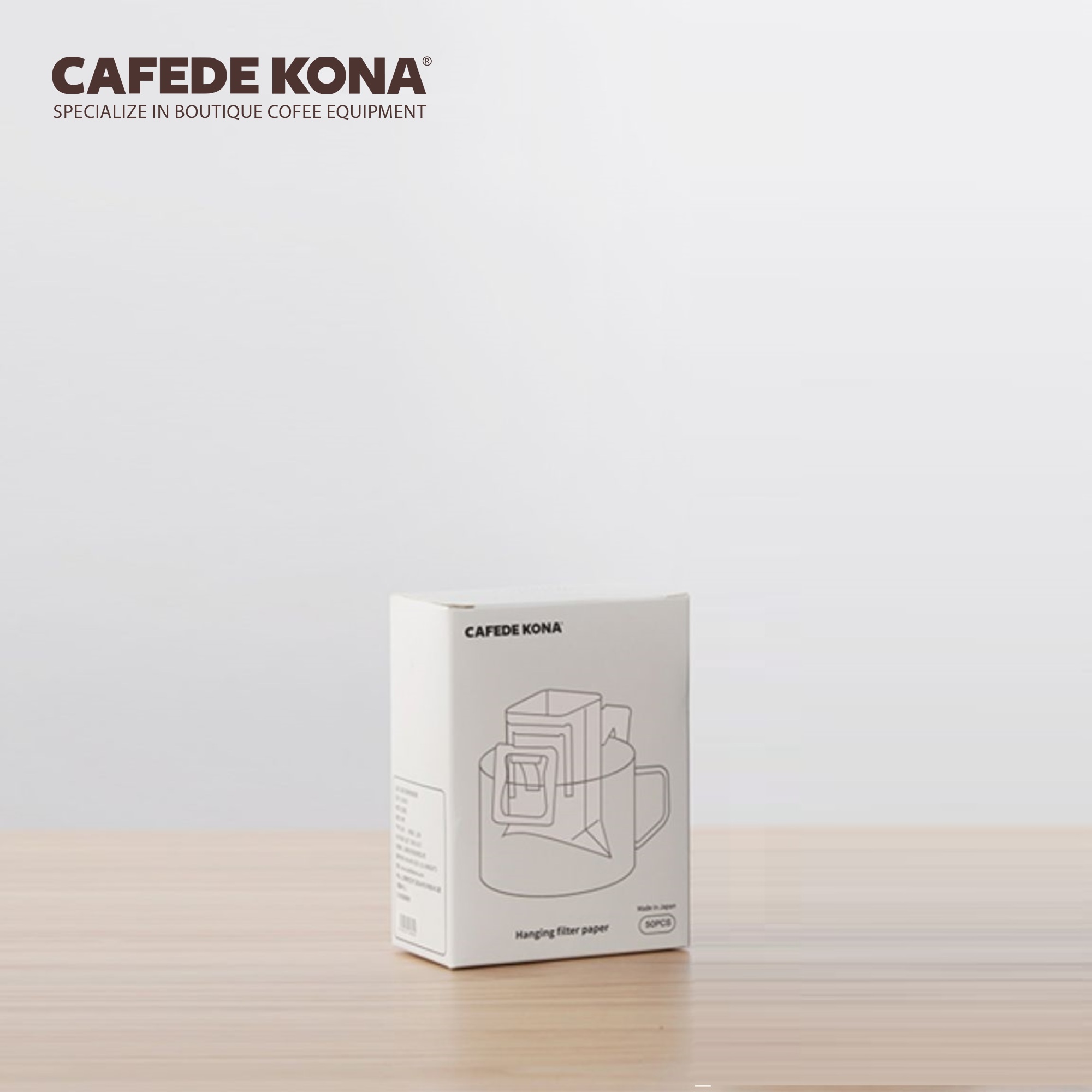 Combo pha cà phê phin giấy túi lọc Nhật Bản Cafede Kona S2
