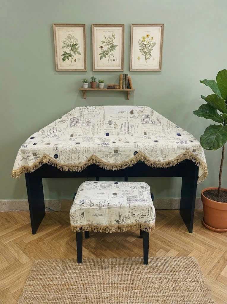 Khăn phủ đàn piano cơ đàn piano điện tử 88 phím sang trọng cổ điển - Hàng chính hãng