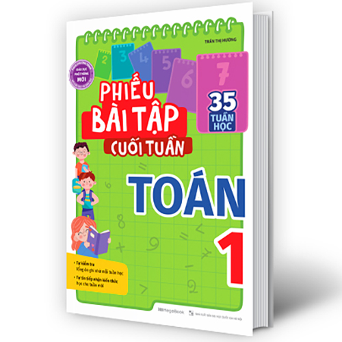 Combo 2 Cuốn Phiếu Bài Tập Cuối Tuần Toán Và Tiếng Việt 1