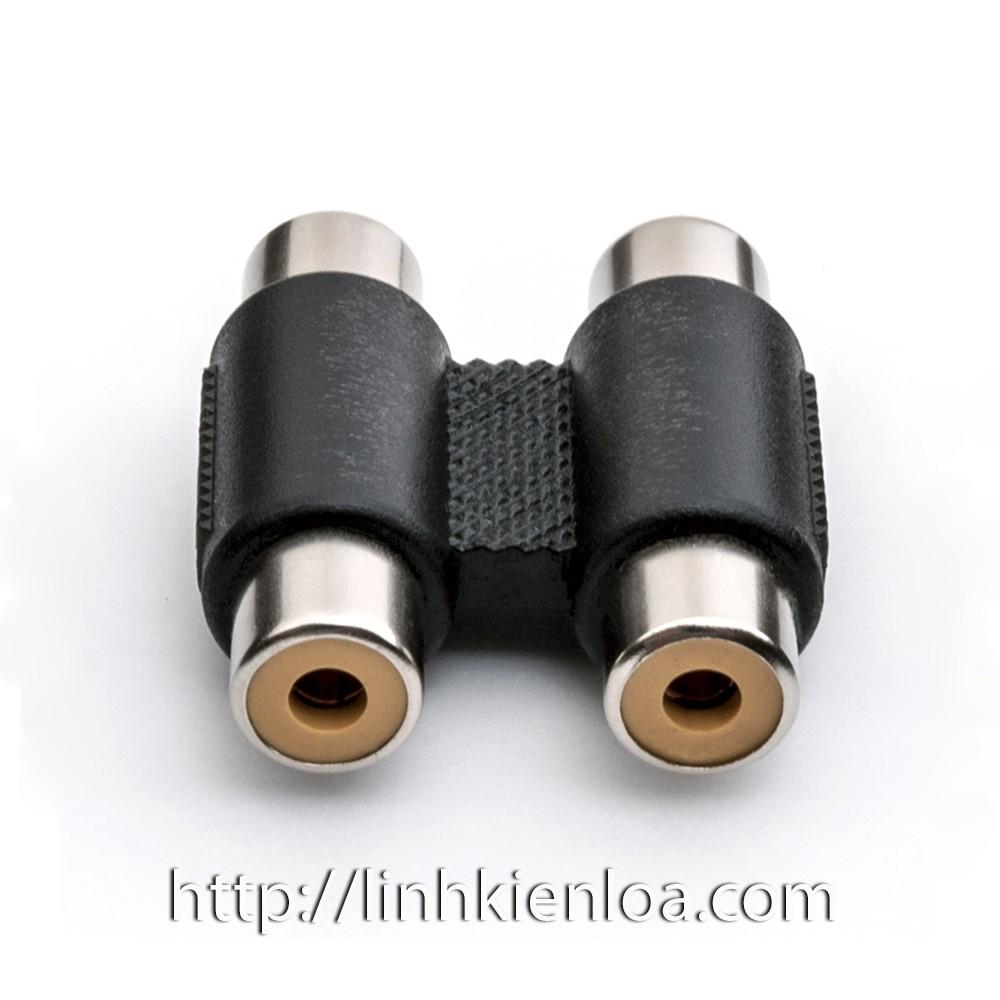 Jack nối 2 đầu hoa sen Jack đôi - Đầu nối 2 đầu hoa sen Jack đôi