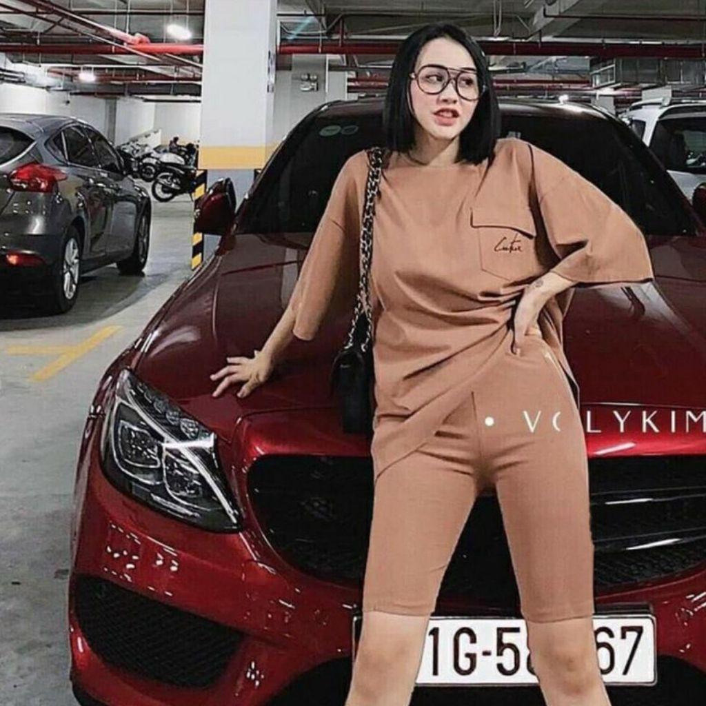 Đồ bộ nữ ngủ bigsize đồ bộ mặc nhà quần dài chất thun cotton co giãn thể thao thoải mái 45-85kg AD08 ESHOP