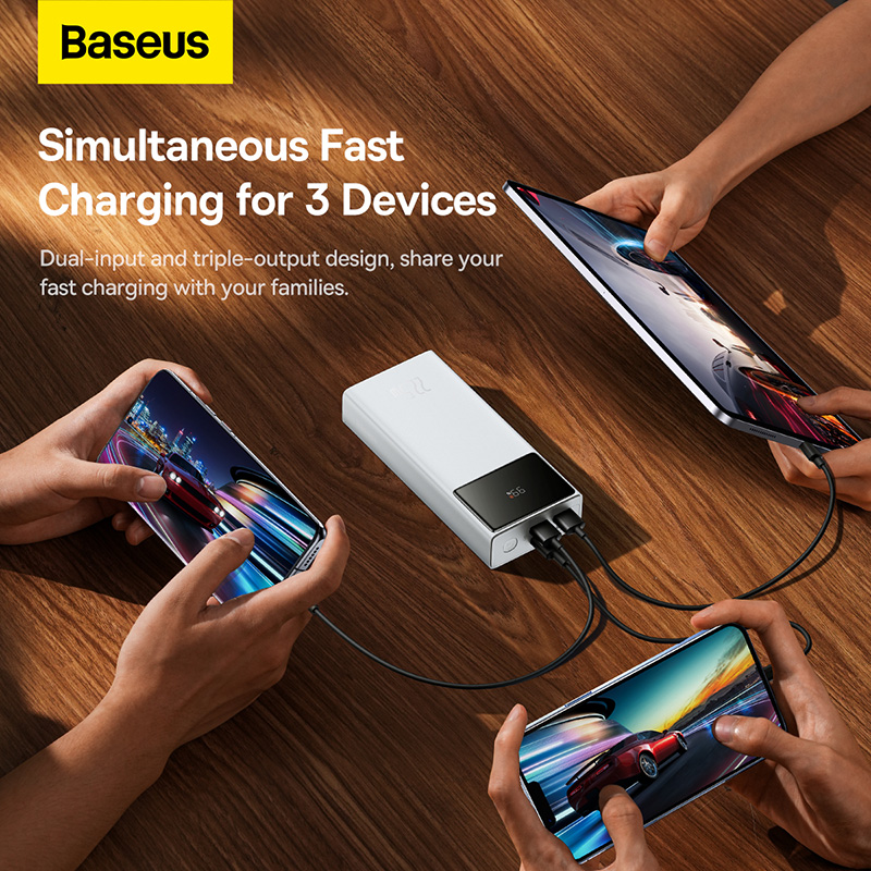 Pin Sạc Dự Phòng Baseus Star-Lord Digital Display Fast Charge Power Bank 20.000/30.000 mAh (Phiên bản quốc tế) (Hàng chính hãng)