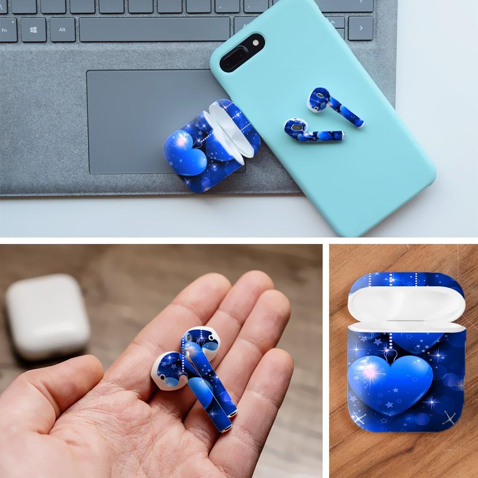 Miếng dán skin cho AirPods in hình Họa tiết - HTx087 (AirPods ,1 2, Pro, TWS, i12)