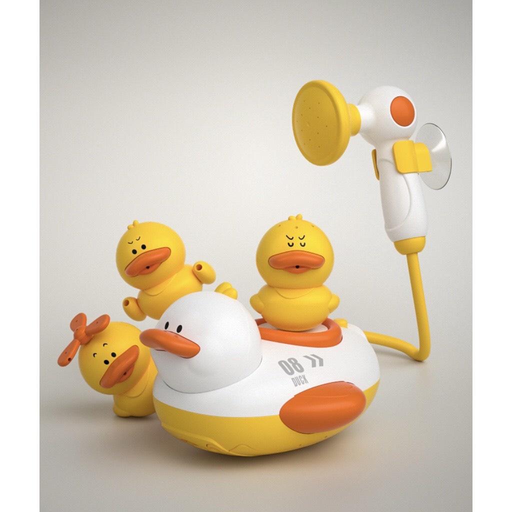 DUCK SHOWER ĐẠI CHIẾN BỂ BƠI ️ ĐỒ CHƠI NHÀ TẮM - VỊT VÀNG PHUN NƯỚC 5 CHẾ ĐỘ CỰC YÊU MẪU MỚI NHẤT 2022