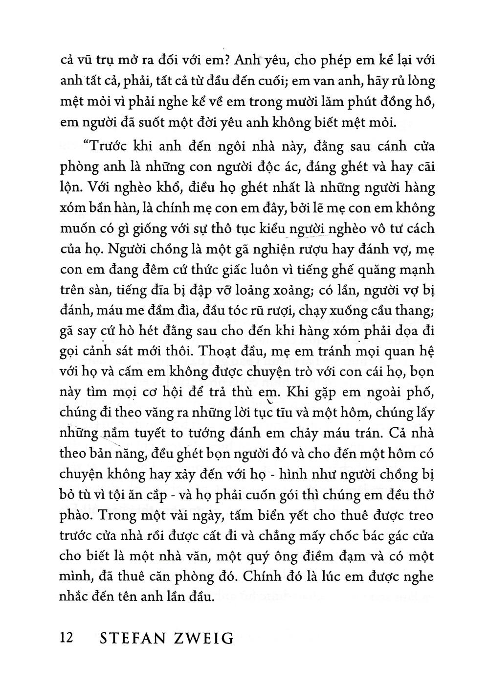 Bức Thư Của Người Đàn Bà Không Quen